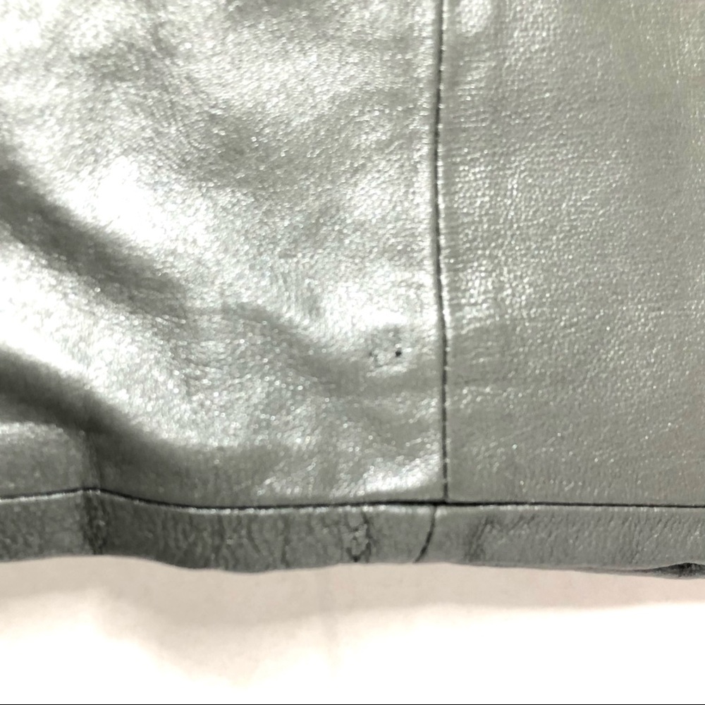 Women’s Suit Bagatelle Grey Leather Sz 10 - Picture 15 of 16